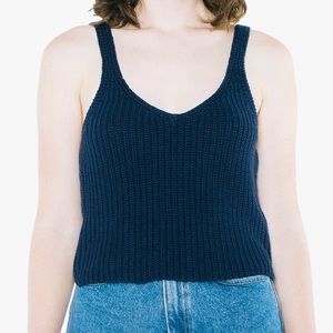 NWOT American Apparel Navy Fisherman’s Tank